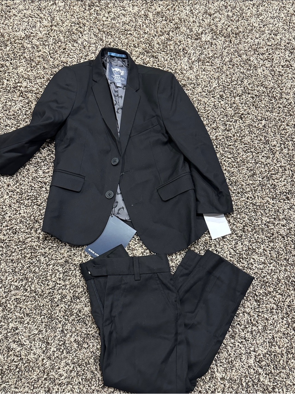 Appaman Black Boys' Two-Piece Suit Jacket & Pants